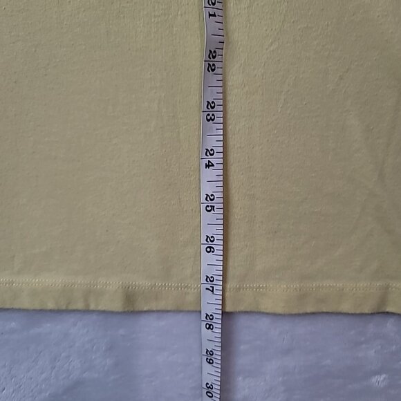 Five Star Womans Floral Peace Sign Design T-shirt Size 2XL Yellow Spring Flowers - Picture 7 of 11